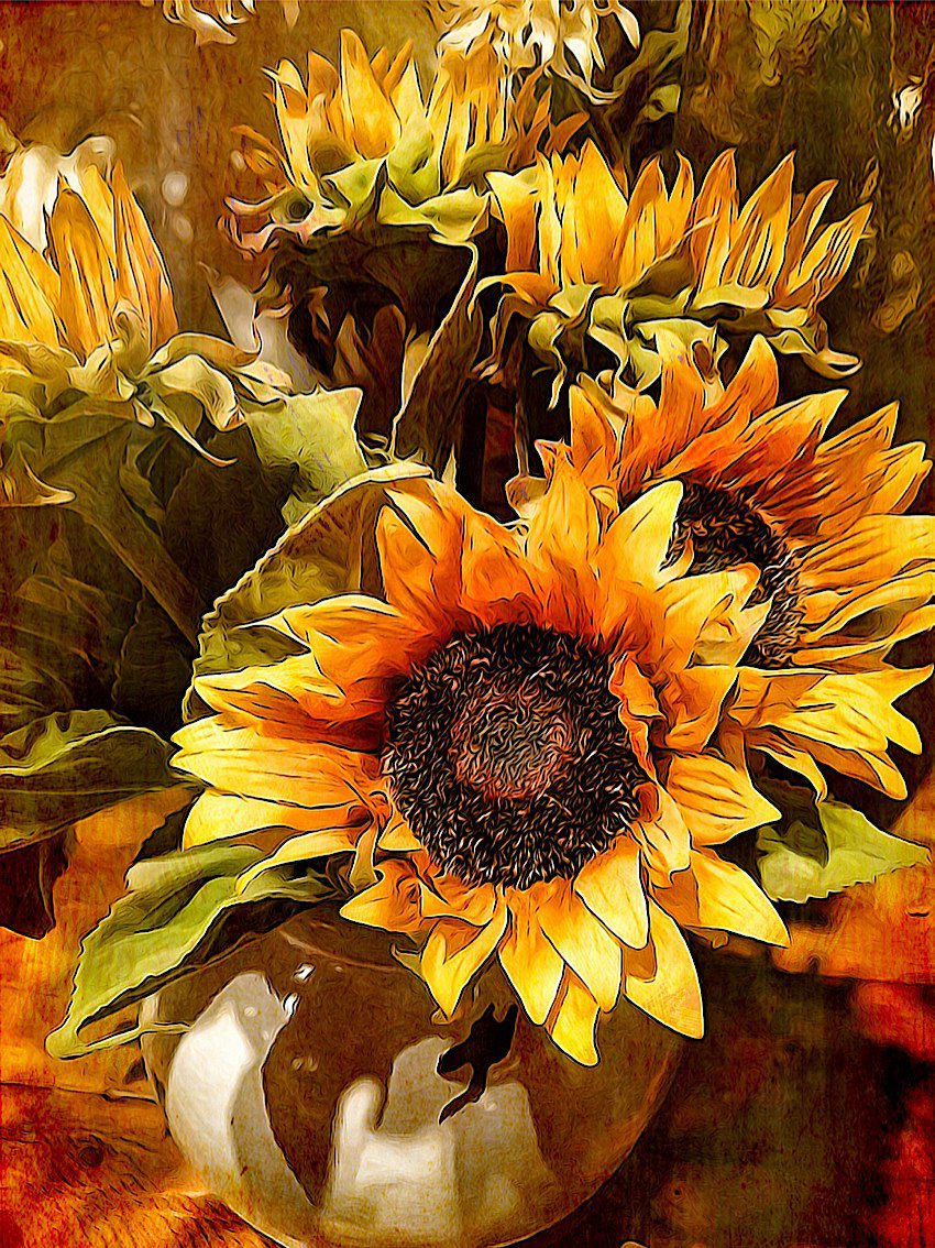 Bouquet of Sunflowers -- Geri Centonze