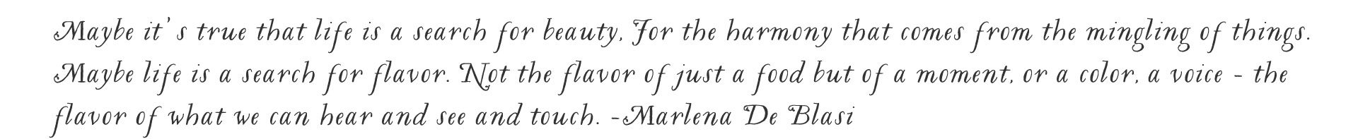 Marlena De Blasi quote