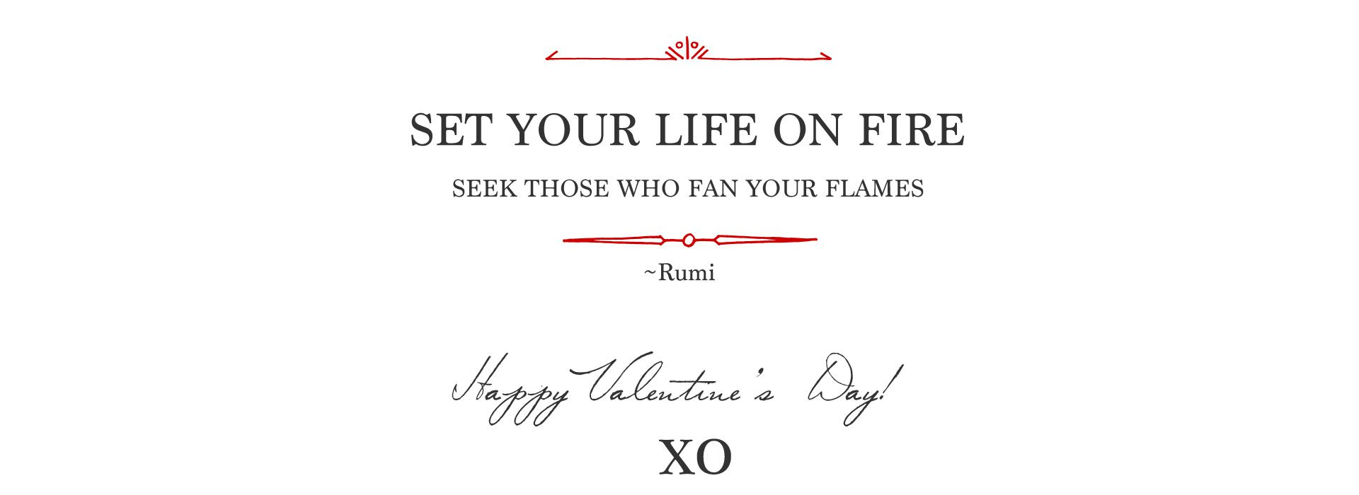 Rumi Valentine Quote